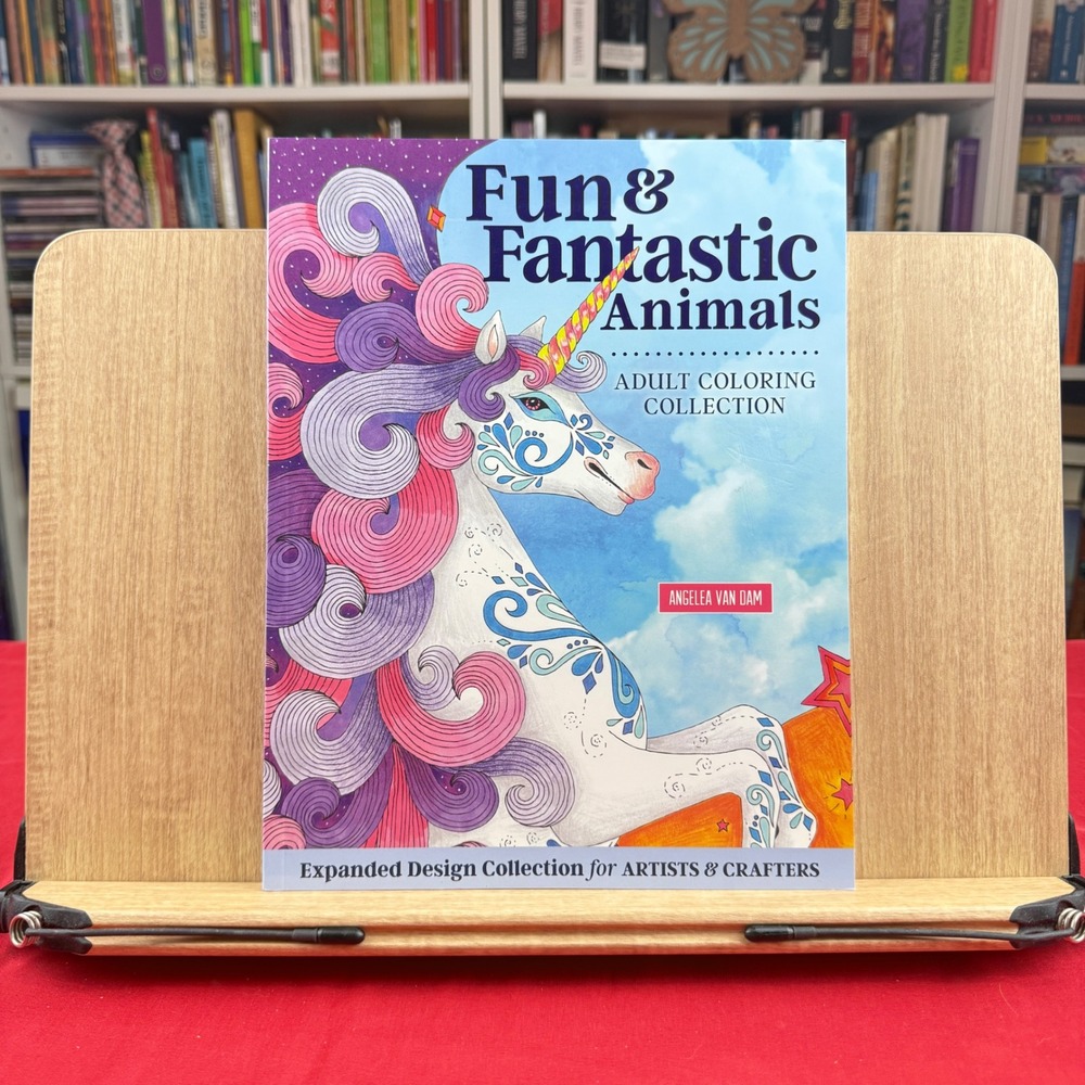 Fun & Fantastic Animals Adult Coloring Book Angelea Van Dam Design Originals